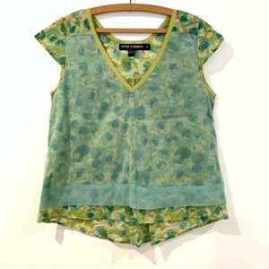 Cotton Layered Tee Blouse